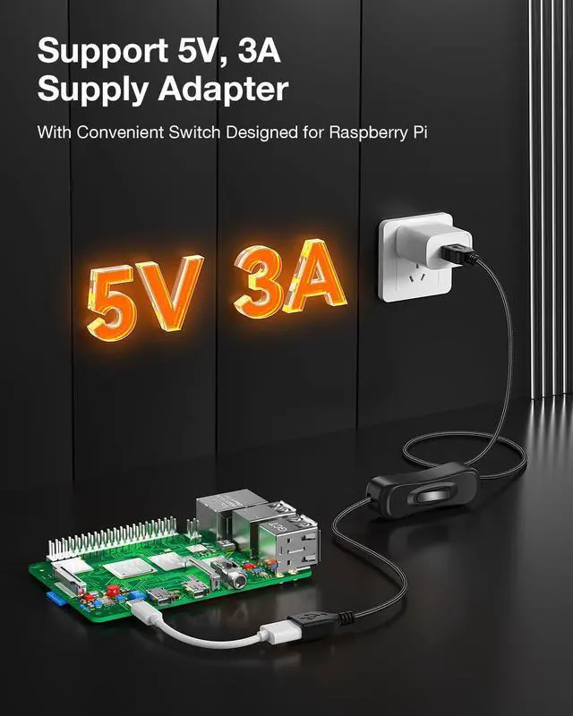 Alt view image 5 of 7 - USB Switch Extension Cable (Upgraded Data + Power) USB Extension Cord with On/Off Power Switch Cable for LED Strips iOS System etc- 3.3 FT