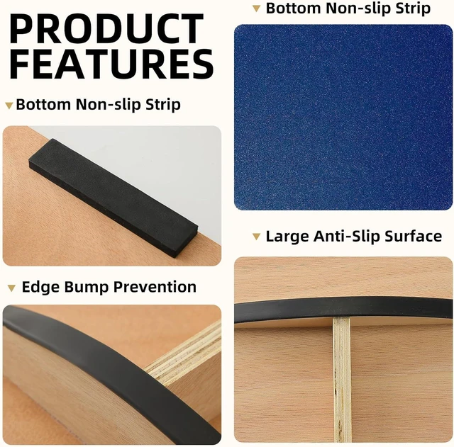 Alt view image 4 of 7 - Juoe Balance Board Wobble Board,Balance Toys for Physical Therapy