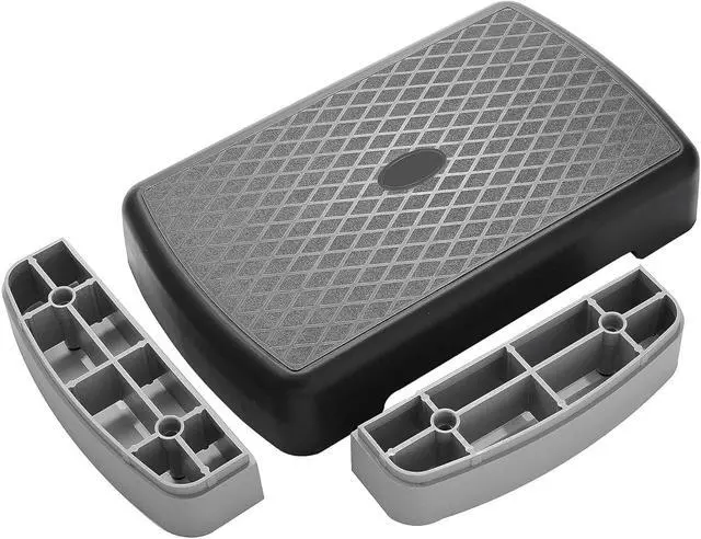 Alt view image 6 of 6 - Fitvids 18" Workout Aerobic Stepper Step Platform with 2 Risers, Multiple Colors