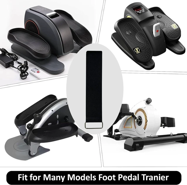 Alt view image 5 of 6 - 4 Pcs Pedal Straps, Perfect for Under Desk Elliptical Peddler Foot & Leg Pedal Exercixer for Seniors Fitness Home Sports Accessories