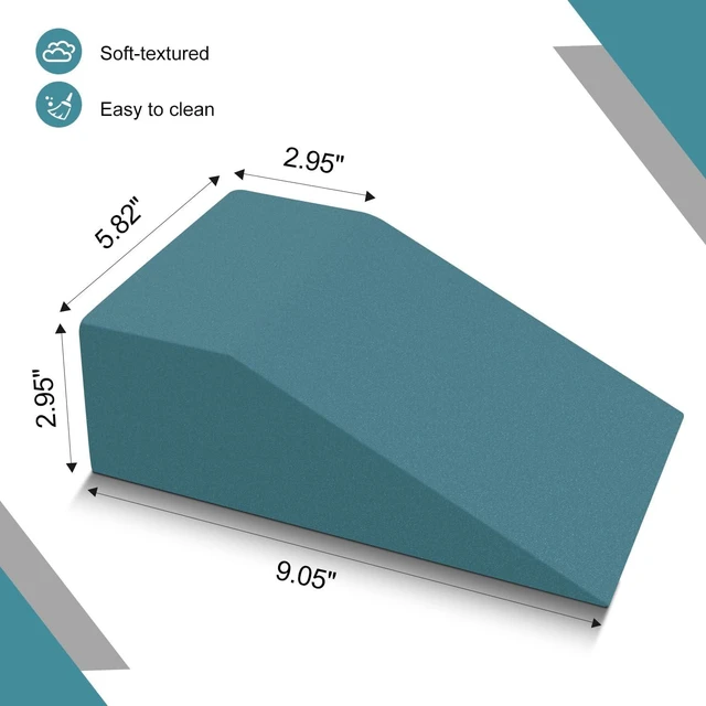 Alt view image 2 of 7 - 2 Pack Squat Wedge Blocks, Foot and Wrist Yoga Wedges