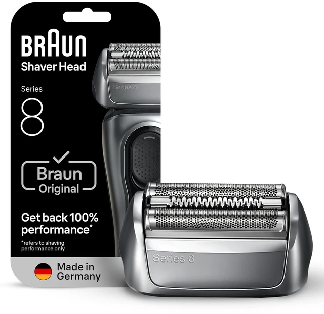 Main image of Braun Series 8 83M Electric Shaver Head Replacement Cassette, Silver