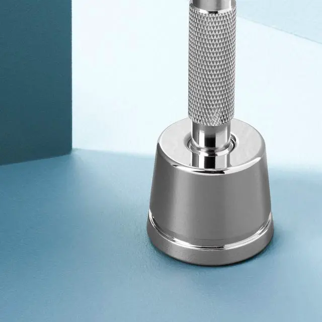 Alt view image 5 of 5 - Rockwell Minimalist Safety Razor Stand (Black) | Elegant Display Solution for Your Rockwell T, 6C, 2C, or 6S Safety Razor | Premium Stainless Steel