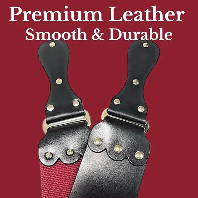 Alt view image 3 of 3 - GENTS Professional 3 x 26 Straight Razor Strop - Premium Genuine Leather & Canvas Barber Strop with Stainless Steel Hook - Traditional Wet Shaving Razor Sharpener
