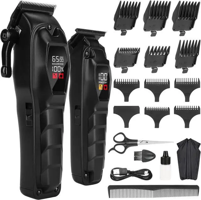 Main image of Hair Clippers for Men Professional Hair Trimmer Powerful Beard Trimmer Hair Cutting Grooming Tool
