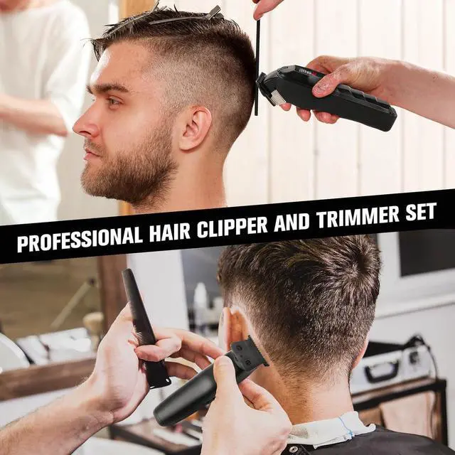 Alt view image 2 of 7 - Hair Clippers for Men Professional Hair Trimmer Powerful Beard Trimmer Hair Cutting Grooming Tool