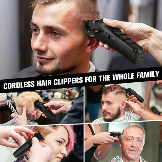 Alt view image 6 of 7 - Hair Clippers for Men Professional Hair Trimmer Powerful Beard Trimmer Hair Cutting Grooming Tool