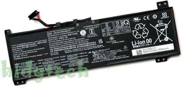 Main image of New L20C4PC0 L20D4PC0 L20L4PC0 L20M4PC0 Battery for Lenovo Legion 5-15ITH6H 5-15ACH6A (82JU) Series SB11B48820 5B11B48819