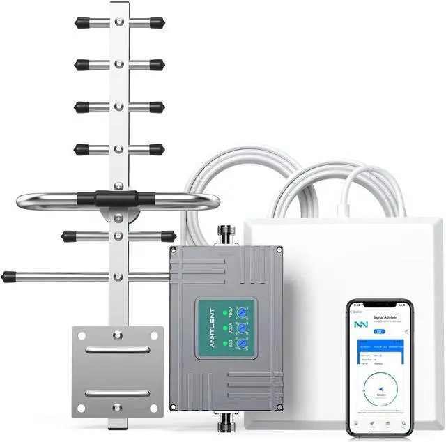 Main image of Cell Phone Signal Booster for All Carriers on Band 5/12/13/17 | Up to 4,500 Sq Ft | Boost 5G 4G& LTE Signal for Verizon, AT&T, T-Mobile & More | FCC Approved