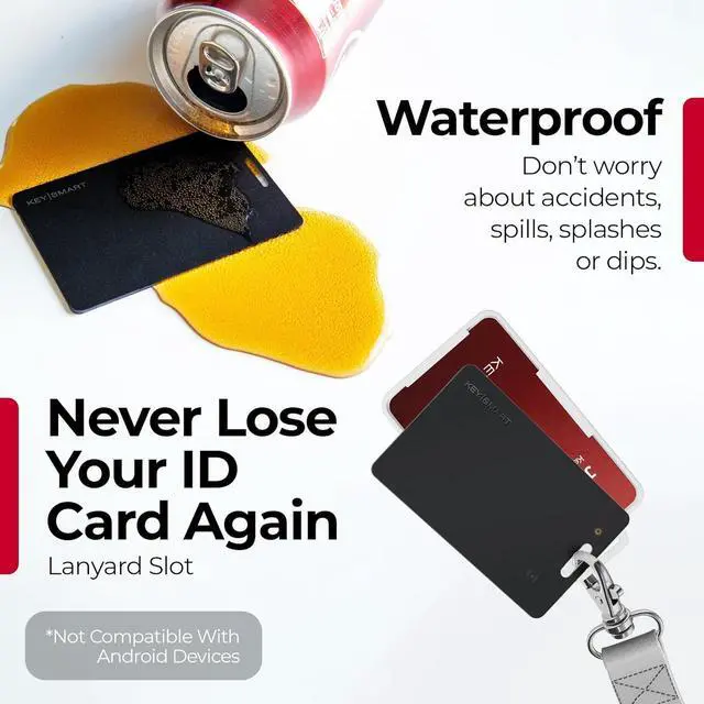 Alt view image 5 of 7 - SmartCard Wallet Tracker Card, Compatible with  Find My App, Rechargeable Thin GPS Item Finder for Luggage Tag, Passport, Smart Bluetooth Tracking with Key Chain Hole Black, 3 Pack