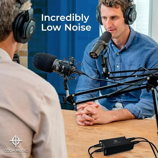 Alt view image 5 of 7 - MB-1 Microphone Preamp Audio Booster, Ultra-Clean Gain, Dynamic Mic Preamplifier for Studio or Home Recording, Livestream, Broadcast or Podcast - Single Channel