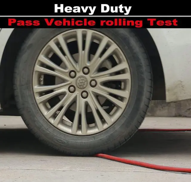 Alt view image 6 of 7 - Air Hose 1/2 in. x 50 ft, 300 PSI Hybrid Air Compressor Hose, Heavy Duty, Lightweight, Kink Resistant, All-Weather Flexibility with Bend Restrictors, 3/8" and 1/4" Air Fittings Kit, Red