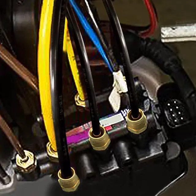Alt view image 7 of 7 - Push to Connect Fittings 3/4 Inch Tube OD Pneumatic Fittings DOT Air Fittings Air Line Fittings Air Hose Fittings Air Compressor Quick Connect Fittings Brake Line Fittings 5pcs