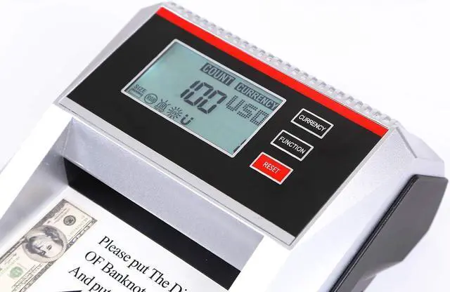 Alt view image 4 of 6 - G5800 New Counterfeit Money Detector Machine Bill Counter 2-in-1 with UV MG IR Detection