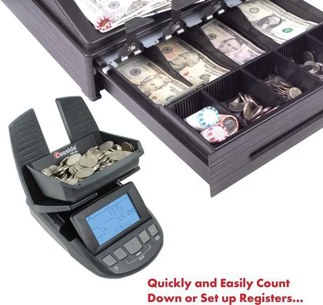 Alt view image 3 of 7 - Professional Money Counting Scale Bill Counter (Till Tally), 1 Pack, Black