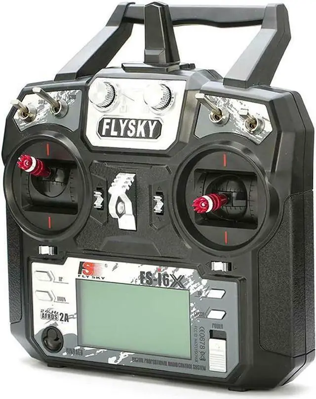 Alt view image 2 of 7 - FS-i6X 10CH 2.4GHz RC Transmitter Controller with iA6B Receiver Upgrade Cable for RC Boat Racing Drone