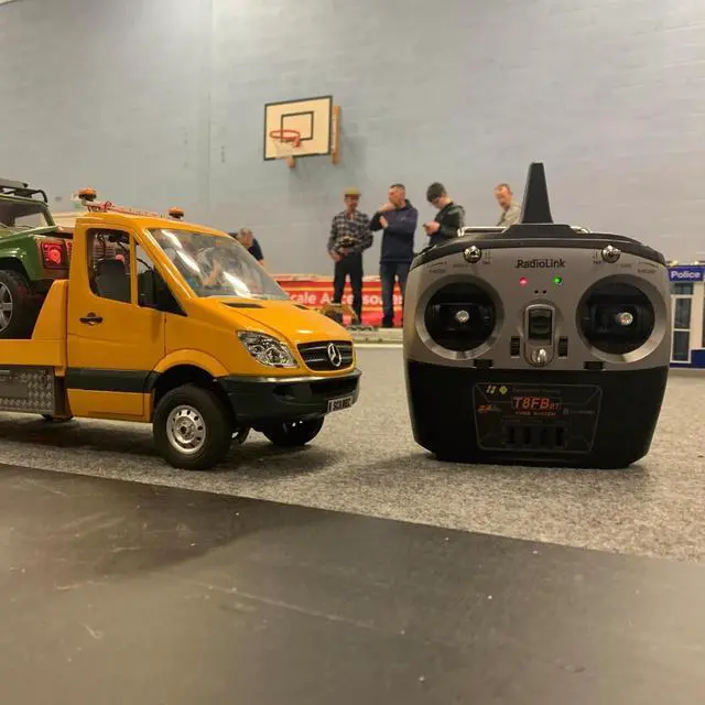 Alt view image 7 of 7 - T8FB 8 Channels 2.4GHz RC Remote Transmitter and R8EF Receiver APP Parameter Setup Dual Stick Controller for RC Airplane Aircraft Boat Car and More(Mode 2)