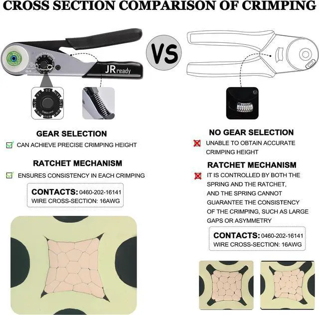 Alt view image 5 of 7 - ST6359 Deutsch Connector Kit, 2 3 4 6 8 12 Pin DT Connectors, Size 16 Solid Contacts 16-20AWG, Deutsch Crimp Tool, Deutsch Pin Removal Tool. Waterproof Automotive Electrical Connectors