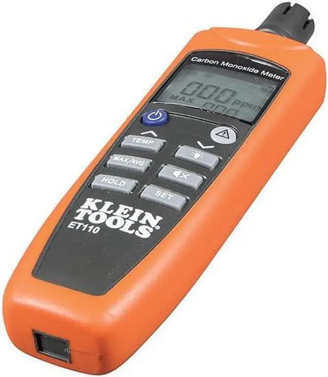 Alt view image 3 of 6 - ET110 CO Meter, Carbon Monoxide Tester and Detector with Exposure Limit Alarm, 4 x AAA Batteries and Carry Pouch Included