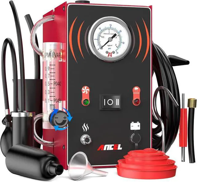 Main image of S300 Smoke Machine Automotive Built in Air Pump, EVAP Smoke Machine Leak Tester with Pressure Gauge Flow Meter, Odorless Automotive Smoke Machine Leak Detector, Vacuum Smoke Tester Automotive