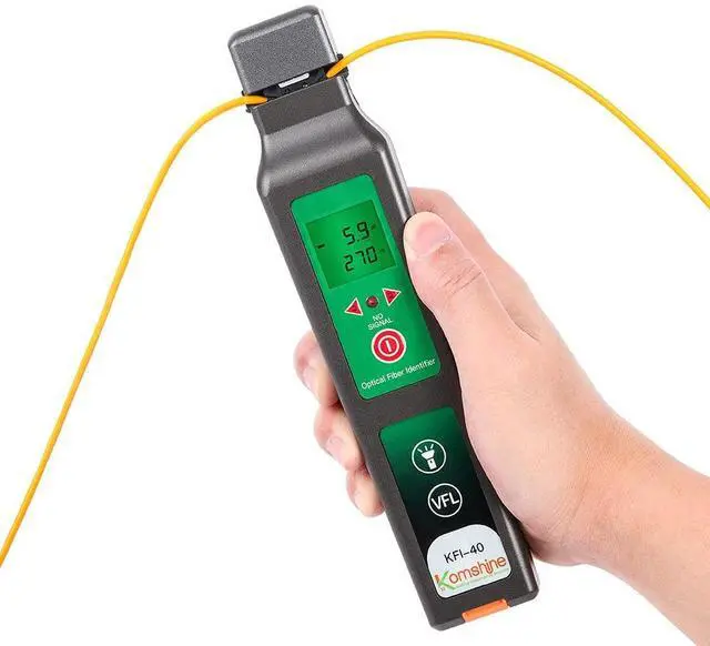 Alt view image 2 of 7 - KFI-40 Optical Fiber Identifier Optic Dominant Traffic Detector Multi in one Chucks with 800-1700nm Cable Tester (KFI-40)