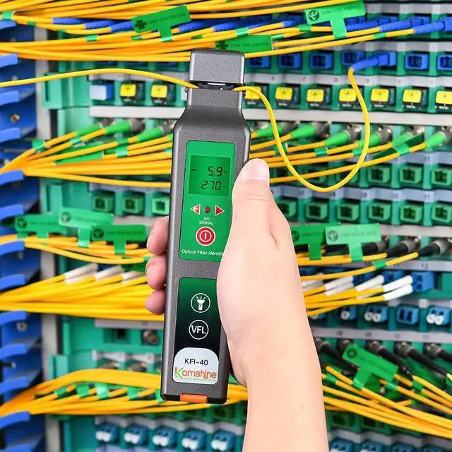 Alt view image 6 of 7 - KFI-40 Optical Fiber Identifier Optic Dominant Traffic Detector Multi in one Chucks with 800-1700nm Cable Tester (KFI-40)