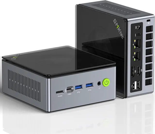 Main image of Gaming Mini PC  Ryzen 9 6950H 32GB DDR5 1TB SSD Windows 11 Pro, Dual NIC LAN 2.5G, WiFi 6, USB3.2, USB-C 4.0, BT5.2, DP, HDMI, Dual Fan