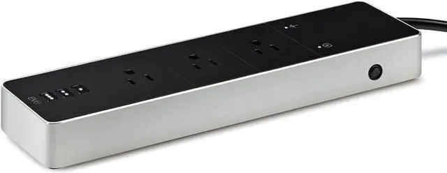 Main image of Eve Energy Strip - Smart Triple Outlet & Power Meter for Apple Home, Built-in Schedules & Switches, Surge Protection, overcurrent Protection, overvoltage Protection, Energy metering