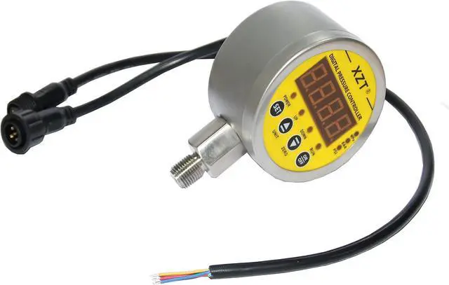 Alt view image 2 of 5 - 230PSI-NPT Digital Pressure Switch Controller,Pressure Gauge,Pressure Sensor for Water Pump Air Compressor 110VAC