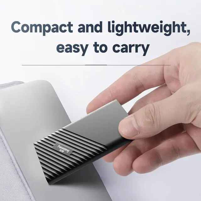 Alt view image 6 of 7 - 2TB External SSD Portable, Up to 2000MB/s, USB C External Solid State Drive External Hard Drive, USB 3.2 Gen2 Type-C SSD for iPhone 15/Pro/PC/Laptops/Creators/Gaming