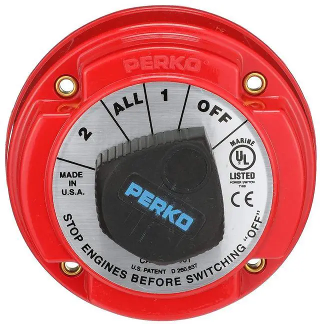 Main image of Battery Select Switch, Disconnect Isolator Cutoff, Dual, 12 -50V