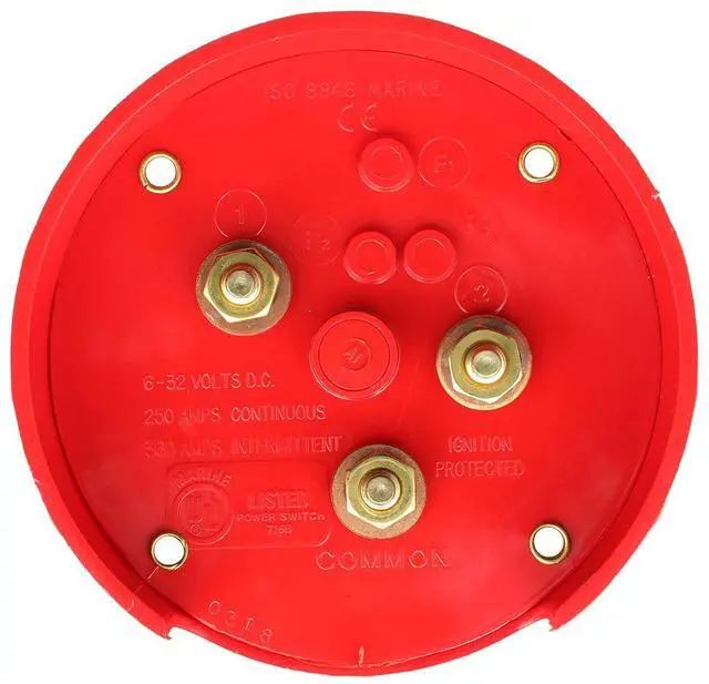 Alt view image 4 of 7 - Battery Select Switch, Disconnect Isolator Cutoff, Dual, 12 -50V