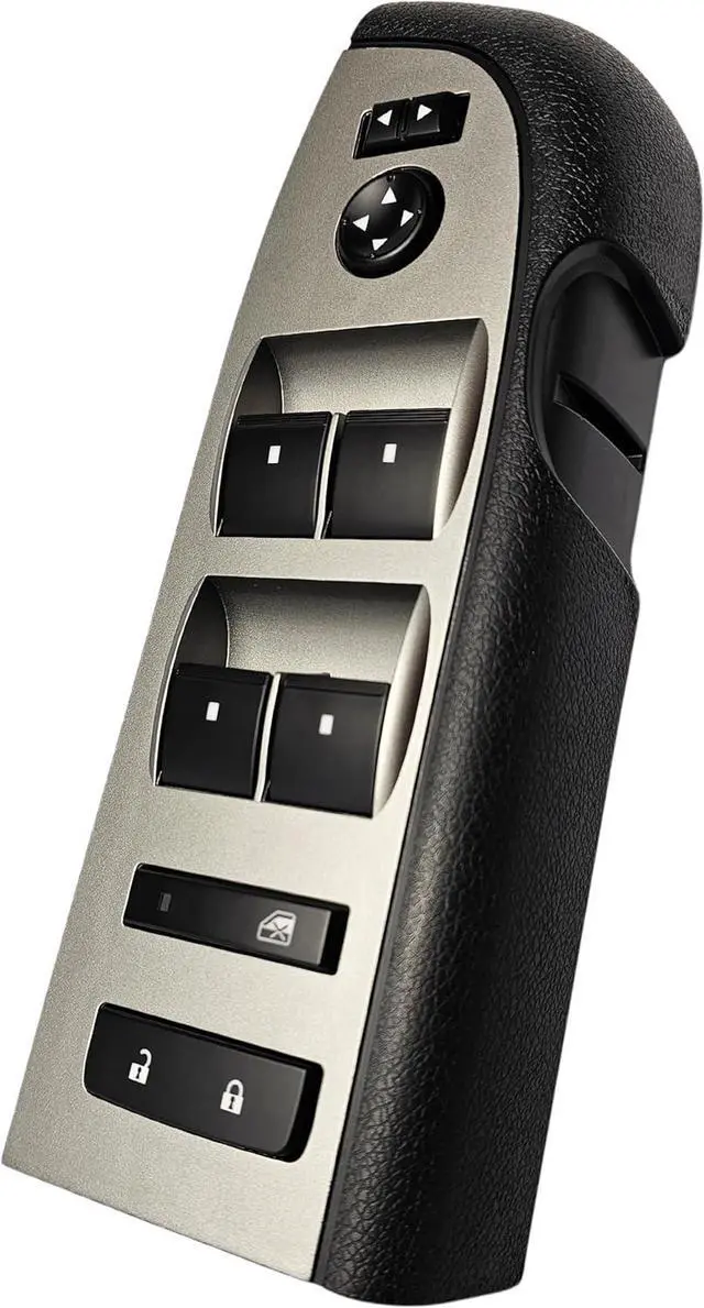 Main image of Window Master Switch, Black Bezel, Mirror, & Lock Assembly for 2010-2013 Chevrolet Silverado & GMC Sierra (22968506, 20945129, Crew, Extended Cab Pickup, Chevy, Control, Power)