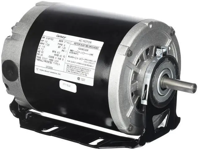 Main image of formerly AO Smith GF2054 1/2 hp, 1725 RPM, 115 volts, 48/56 Frame, ODP, Sleeve Bearing Belt Drive Blower Motor