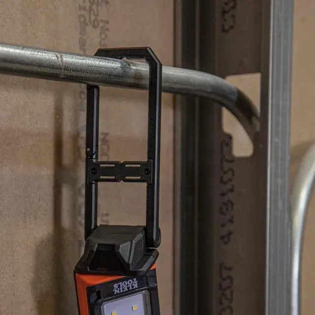 Alt view image 6 of 7 - 56403 LED Light, Rechargeable Flashlight / Worklight with Kickstand and Carabiner, Charges Small Electronics, for Work, Camping