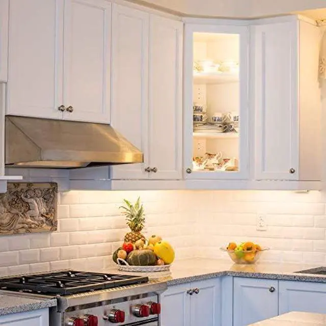 Alt view image 7 of 7 - LED Under Cabinet Lighting, 6pcs 12inch Led Light Bar Kit with Warm White 1260 Lumen, 14W, LED Kitchen Counter Light Plug in for Kitchen Cabinet, Counter, Closet, Shelves, Desk