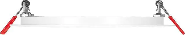 Alt view image 4 of 6 - Electric 91126 6" Ultra Slim LED Integrated Recessed Lighting Kit 4-Pack, 12 Watts, Energy Star, IC Rated, Dimmable, Wet Rated, White, 6.31" Hole Size, Bathroom Lights, 800 Lumen