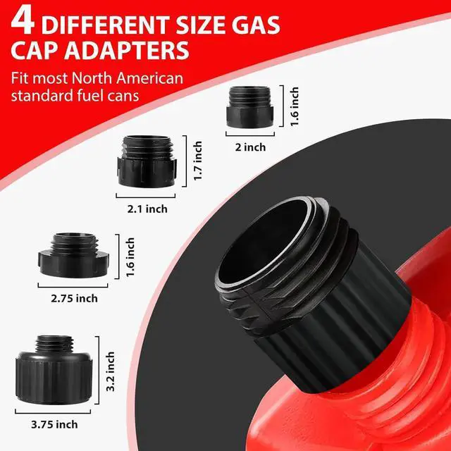Alt view image 5 of 7 - Transfer Pump with Auto-Stop, 51'' Extra Long Hose, 3.2 Gallon per Min, Battery or USB Powered, 4 Can Adapters, Fast and Safe Portable Gas Can Pump for Oil, Diesel,Gasoline.