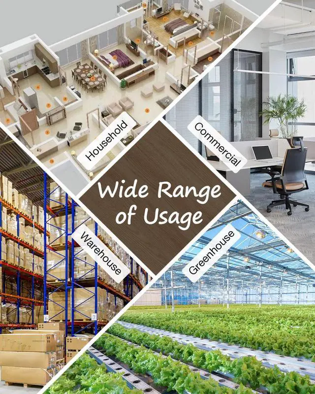 Alt view image 7 of 7 - Cool Mist and Warm Humidifier Large Room, 5.3Gal/20L Whole House Humidifiers for Home, Quickly & Evenly Humidify Larger Areas, Top Fill, Dual Mist Nozzles and Atomizers, Office Plants, Black