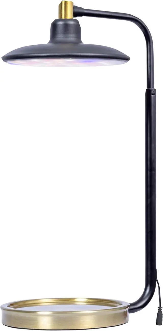 Alt view image 2 of 7 - Tabletop Grow Light for Indoor Plants, Grow Live Plants Anywhere in The Home, Adjustable Light Modes, Black