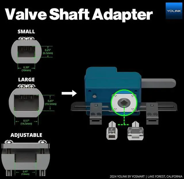 Alt view image 2 of 7 - DIY Automatic Water Leak Detection & Shut-Off Starter Kit, EVO Valve Operator, Wireless Valve Controller, (3) Leak Sensors, Hub