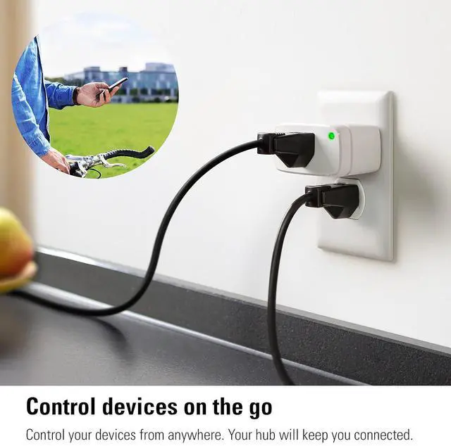 Alt view image 5 of 7 - 2 Pack  Smart Plug, App and Voice Control, 100% Privacy, Matter Over Thread, Works with  Home, Alexa, Google Home, SmartThings, requires Thread Border Router