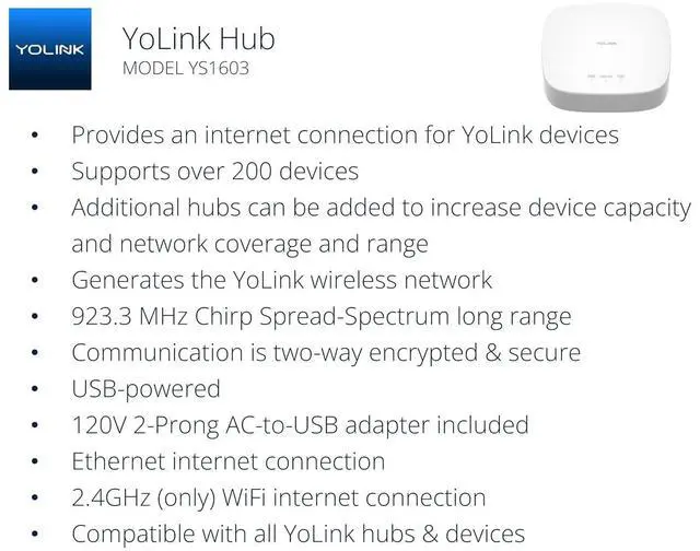 Alt view image 2 of 7 - Smart Plugs, YoLink 1/4 Mile World's Longest Range Smart Plug Compatible with Alexa, IFTTT 10A Smart Home Plug Mini Outlet, Remote Control Home Appliances from Anywhere, 4 Packs, YoLink Hub Included