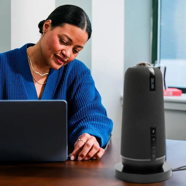 Alt view image 3 of 3 - Meeting Owl 4+ Premium Pack - 360 Degree, 4K Smart Video Conference Camera, Microphone, and Speaker (Includes Accessories and Warranty)