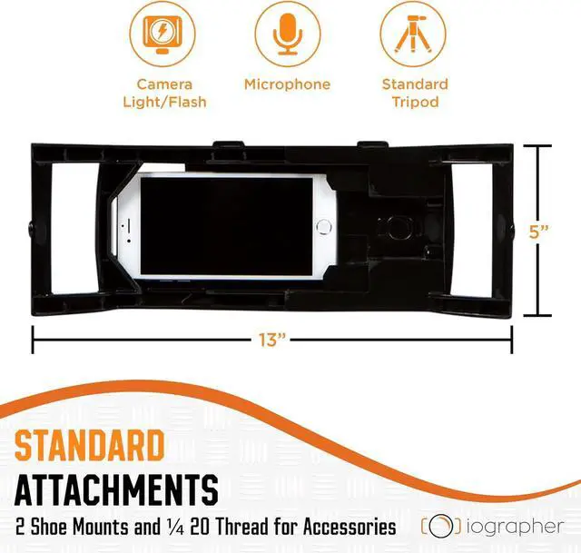 Alt view image 4 of 7 - Multi-Case Phone Holder - Smartphone Video Rig & Phone Camera Video Stabilizer for Photographers and Filmmakers