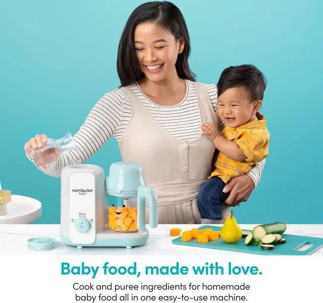 Alt view image 5 of 7 - nutribullet Baby Steam + Blend, White/Blue