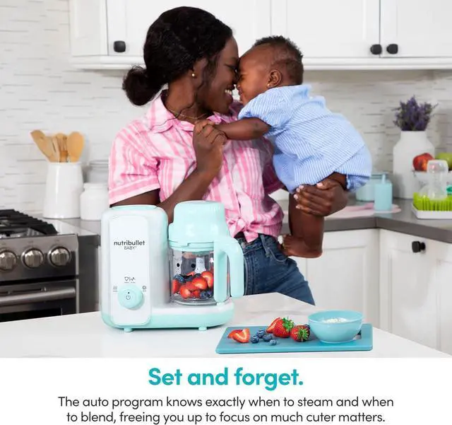 Alt view image 6 of 7 - nutribullet Baby Steam + Blend, White/Blue