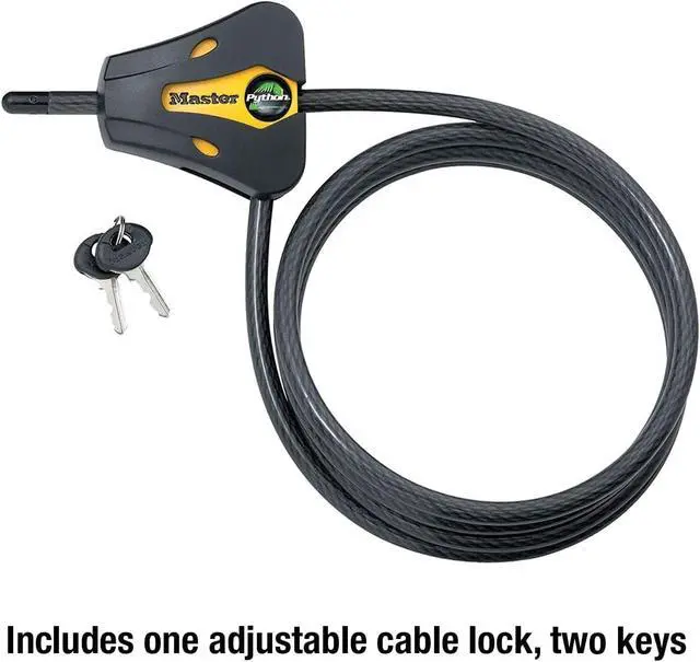Alt view image 4 of 7 - - Keyed Alike Trail Camera Python Adjustable Cable Locks 8419KA-4
