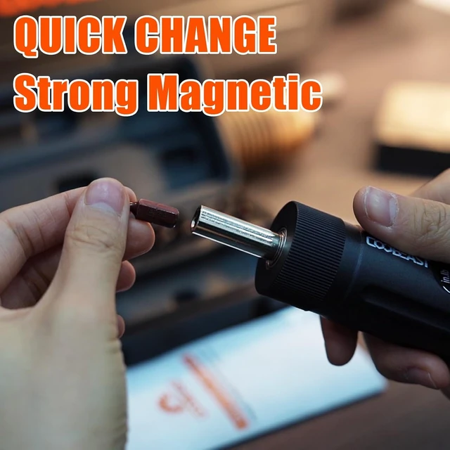 Alt view image 7 of 7 - 49Pcs Preset 1/4 Drive Torque Screwdriver with S2 Bits
