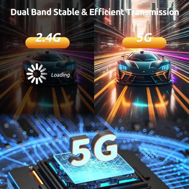 Alt view image 7 of 7 - Wireless HDMI Transmitter and Receiver, Plug & Play 4K Decording, Portable 2.4G/5G Wireless HDMI Extender Kit for Streaming Video and Audio to Monitor from Laptop/PC/TV Box/Projector (30m)